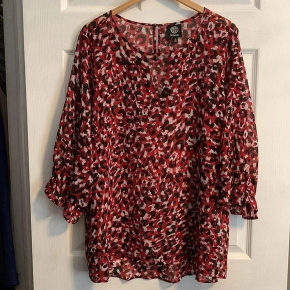 Red tunic 1X - Picture 3 of 10